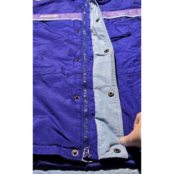 Columbia Tectonite Insulated Jacket Youth 2X 18/20 Coat Ski Snow Winter Blue EUC - Picture 3 of 12